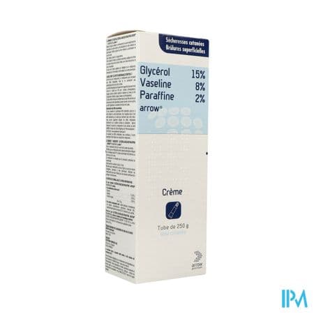 GLYCEROL/VASEL/PARA ARW CR TUB250G — Pharmacie Le pallec
