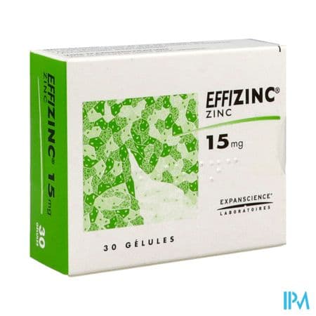 EFFIZINC 15MG GELULE 30 — Pharmacie du Centre Gennevilliers