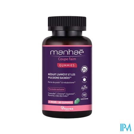 MANHAE COUPE FAIM GUMMIES 60 — Pharmacie Gueriniere