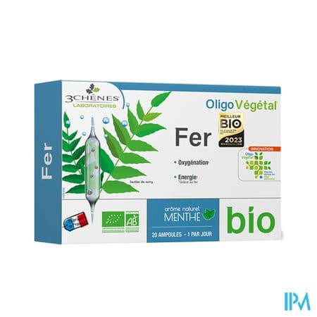 3 CHENES OLIGOVEGETAL BIO FER AMP — Pharmacie Européenne 24/24 de la place de clichy