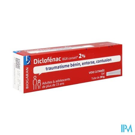 DICLOFENAC 2% BGR CONS GEL TUB30G