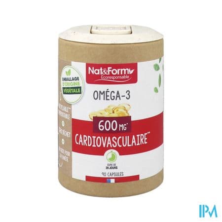 Nat Et Form Ecoresponsable Huile D'omega 3 Gelule 90 — Pharmacie Pharmavance Pierre Fontaine
