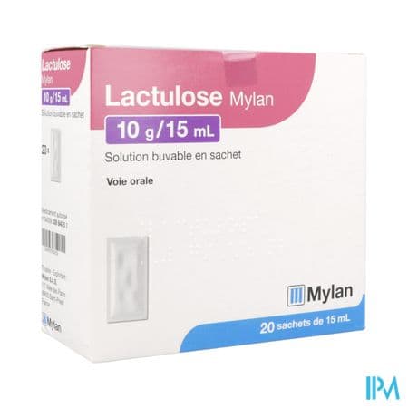 LACTULOSE 10G/15ML VIATRIS SACH 20 — Pharmacie du Vieux Montreuil