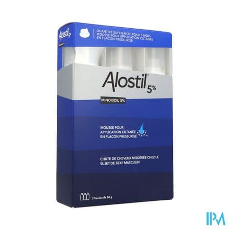 Alostil 5% Mousse Pour Application Cutanee 60g X3