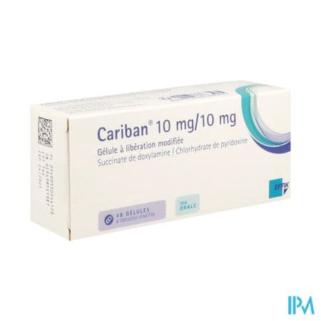 Cariban 10mg/10mg Gelule Liberation Modifiee 48 — Pharmacie Européenne 24/24 de la place de clichy