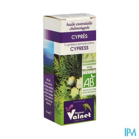 Valnet Huile Essentielle Cypres Bio 10ml — Pharmacie Pharmavance Auteuil