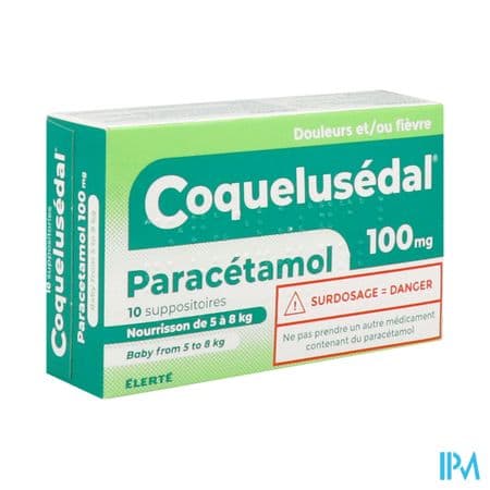 COQUELUSEDAL PARACET 100MG SUP 10 — Pharmacie Centrale de l'Est
