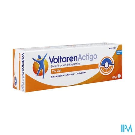 Voltarenactigo 1% Gel 100g — Pharmacie Saint-Ferdinand
