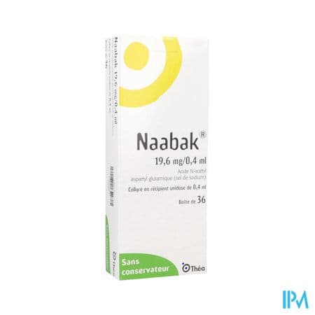 NAABAK 19,6MG/0,4ML COL UNIDOSE 36 — Pharmacie Européenne 24/24 de la place de clichy