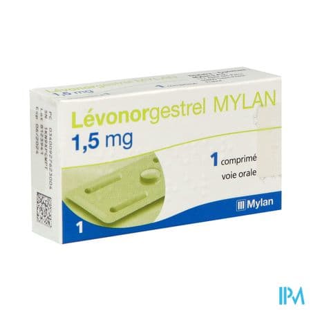 LEVONORGESTREL 1,5MG VIATRIS CPR 1 — Pharmacie aux enfants