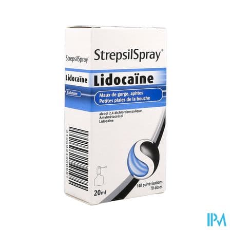 Strepsil Spray Lidocaine Collutoire 20ml