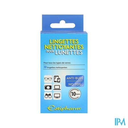 Estipharm Lingette Nettoyante Pour Lunette 30