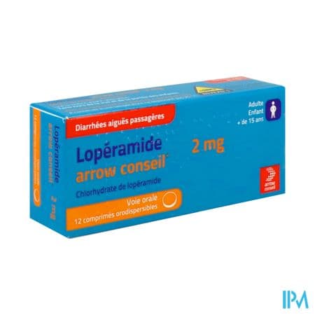 LOPERAMIDE 2MG ARW CONS CPR ORO 12