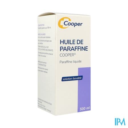 PARAFFINE HUILE COOPER 500ML — Pharmacie Rive Droite - Versailles