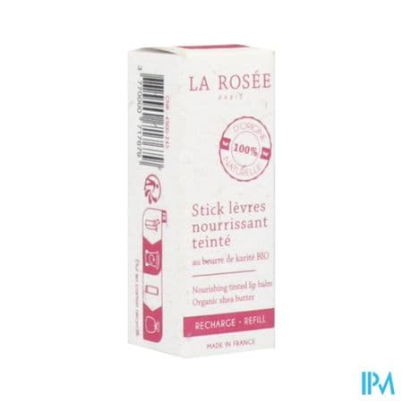 La Rosee Stick Levres Nourrissant Teinte Au Beurre De Karite Bio Recharge 4g5