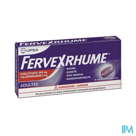 Fervexrhume Comprime 16