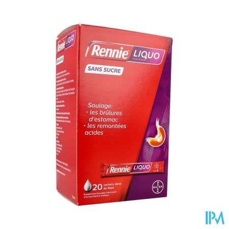 RENNIELIQUO S/S SUSP BUV SACHET 20 — Pharmacie Centrale de l'Est