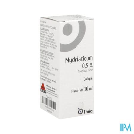 Mydriaticum 0.5% Collyre 10ml — Pharmacie Européenne 24/24 de la place de clichy