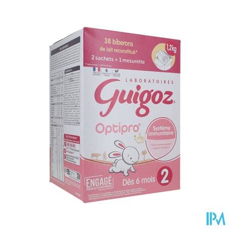 GUIGOZ LAIT OPTIPRO 2AGE PDR 1,2KG — Grande Pharmacie de la Gare - Sartrouville