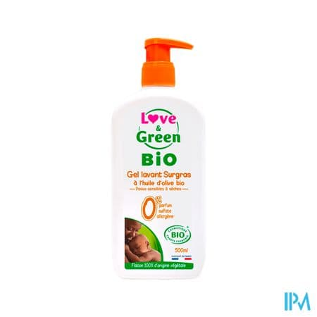 LOVE&GREEN GEL SURGRAS BIO 500ML — Pharmacie porte de la villette