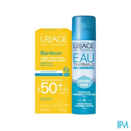 Uriage Bariesun Creme Hydratante Spf50+ 50ml + Etu 50ml — Pharmacie Pharmavance Escudier
