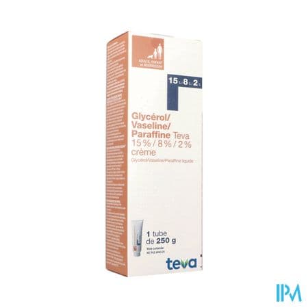 GLYCEROL/VASEL/PARA TEV CR TUB250G — Pharmacie de Flandre