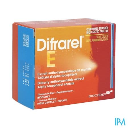 Difrarel E Comprime 60 — Pharmacie Lafayette de Roubaix