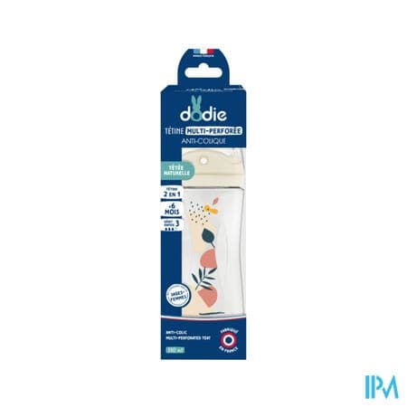 DOD BIB TEAT&RING ROSE 6+ 330ML