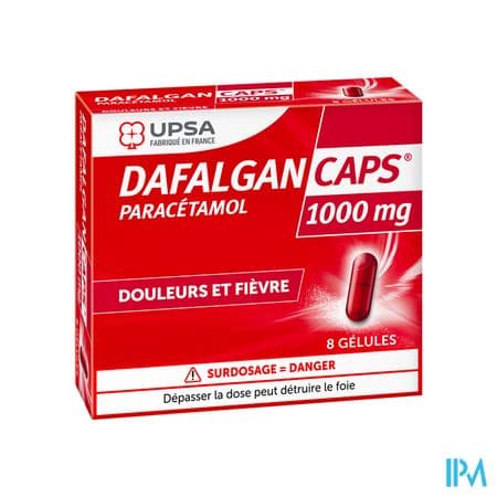Dafalgancaps 1000mg Gelule 8