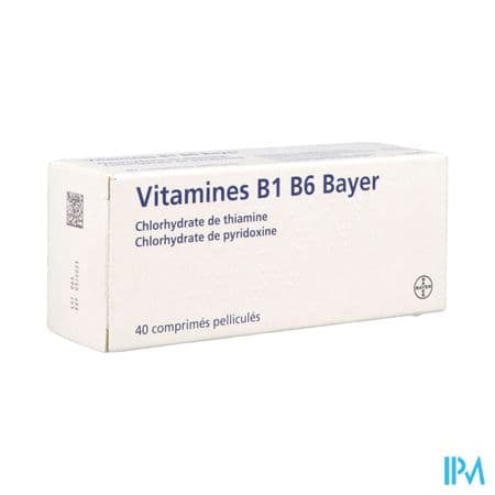 VIT B1 B6 BAYER CPR 40 — Pharmacie Seguin