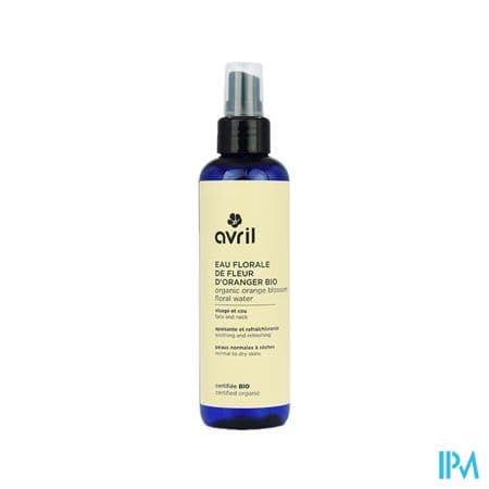 Avril Eau Florale De Fleur D'oranger Certifiee Bio 200ml