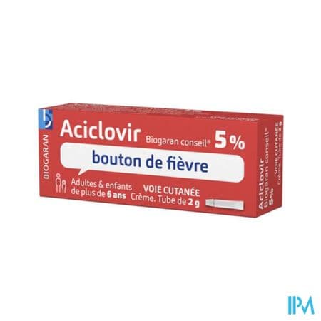 Aciclovir Biogaran Conseil 5% Creme 2g