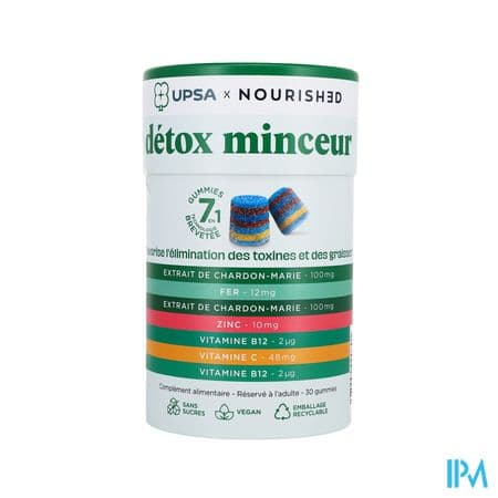 Upsa X Nourished Detox 7en1 Gommes 30