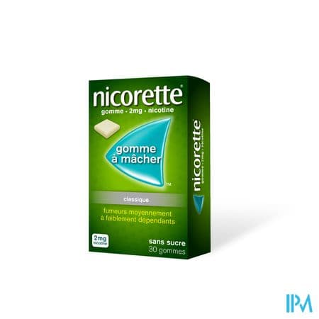 NICORETTE 2MG GOMME SS 30