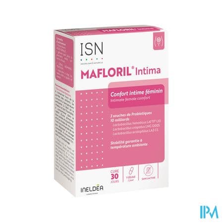Ineldea Isn Mafloril Intima Soutient La Flore Vaginale Gelule 30