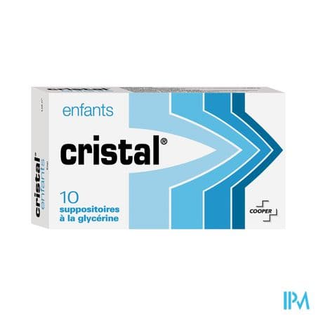 CRISTAL SUPPO ENF SACH/10
