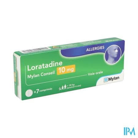 LORATADINE 10MG VIATRIS CONS CPR 7