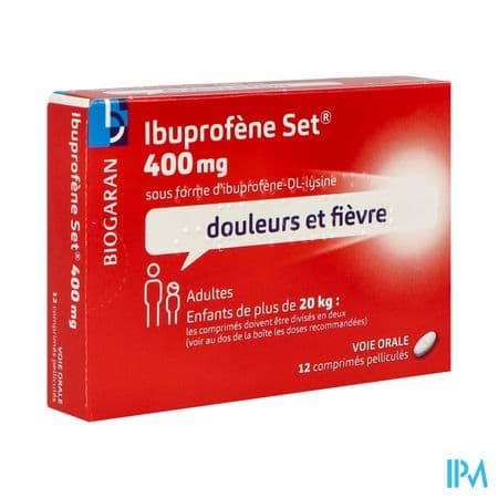 Ibuprofene Set 400mg Comprime 12