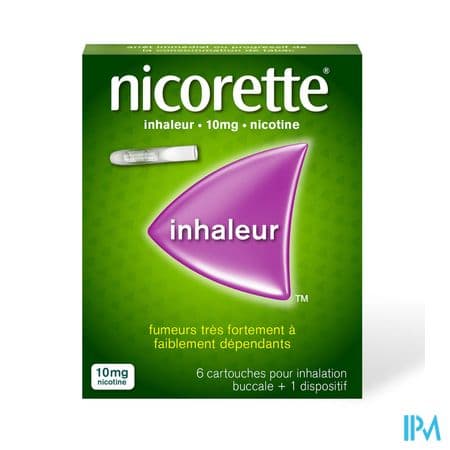 Nicorette Inhaleur 10mg Cartouche Pour Inhalation Buccale 6 — Pharmacie Pharmavance Saint Ouen