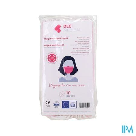 DLC MEDICAL MASQ CHIR ROSE X10 — Pharmacie Chartreuse