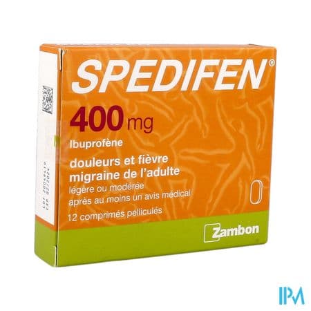 SPEDIFEN 400MG CPR 12 — Pharmacie du Vieux Montreuil