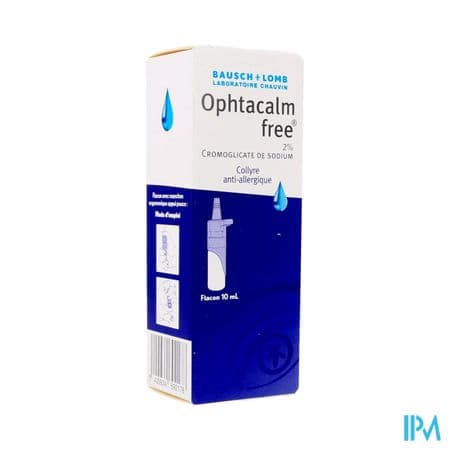Ophtacalmfree 2% Collyre Solution 10ml — Pharmacie Marie Stuart