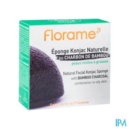 Florame Purete Eponge Konjac Naturelle Charbon — Pharmacie Villenave Rocade