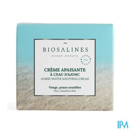 Biosalines Creme Apaisante Eau Ajonc 50ml