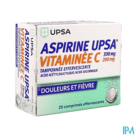 ASPIRINE VIT C UPSA CPR EFF 20