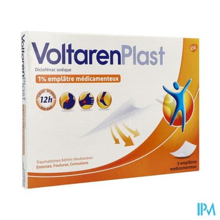 VOLTARENPLAST 1% EMPLATRE 5