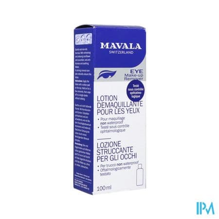 MAVALA LOTION DEMAQ YEUX 100ML — Pharmacie du Parc - Neuilly-sur-Seine