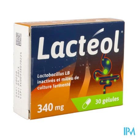 LACTEOL 340MG GELULE 30 — Grande Pharmacie de la Rode