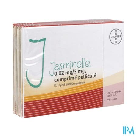 Jasminelle 0mg02/3mg Comprime 21 X3 — Pharmacie porte de la villette