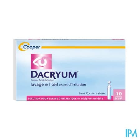 DACRYUM SOL LAV OPHT UNIDOSE 10
